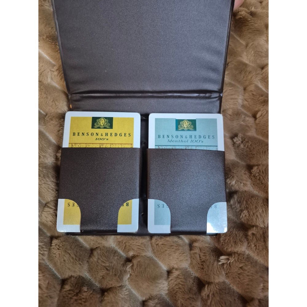 Sealed Benson & Hedges Double Deck Playing Cards‎ Tobacco Advertising Case gift